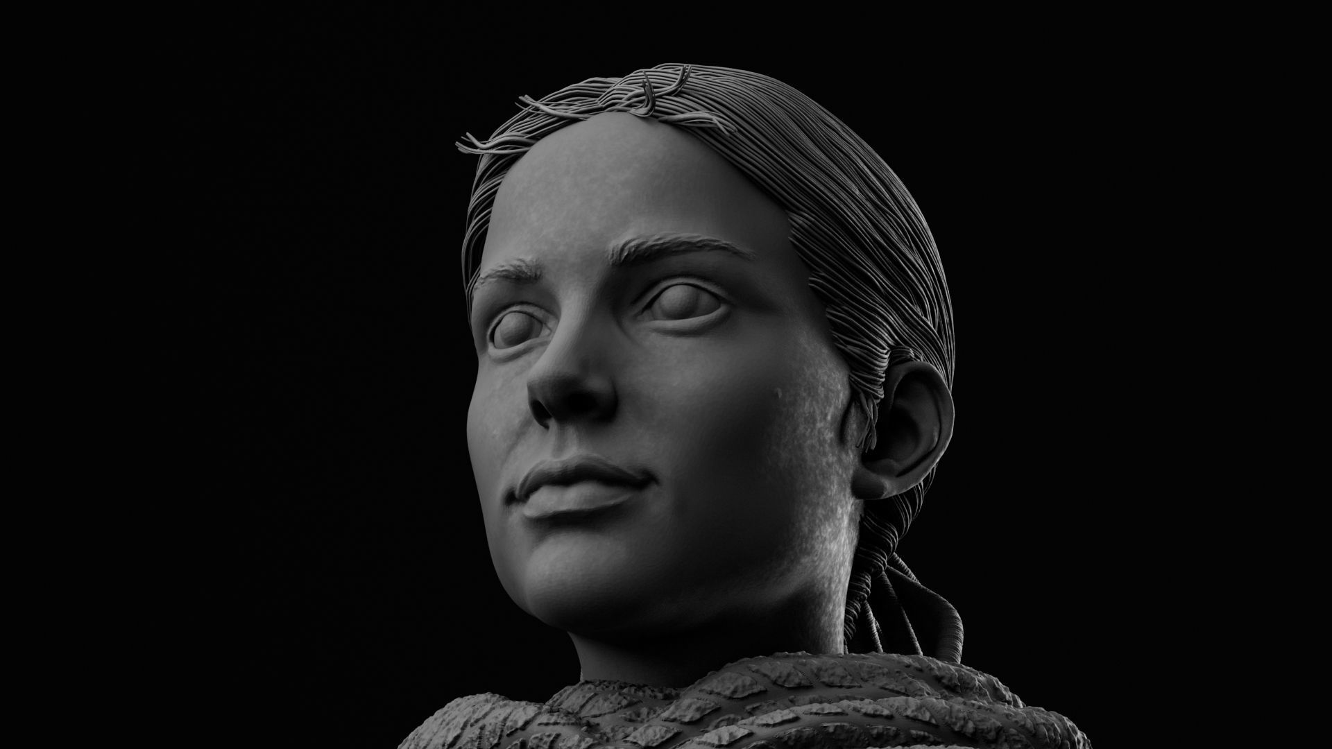 Natalie Portman - Padme Amidala - Star Wars Episode II 3D print model_9