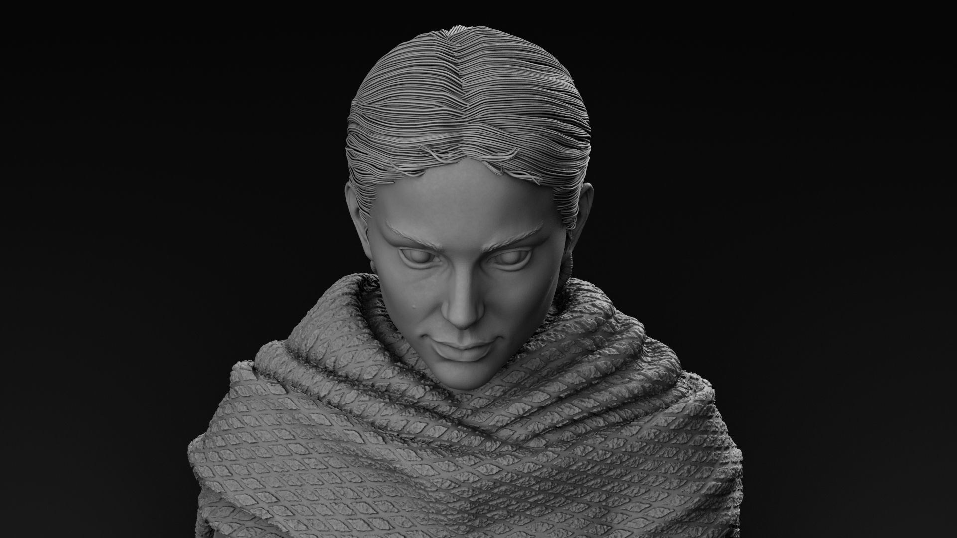 Natalie Portman - Padme Amidala - Star Wars Episode II 3D print model_8