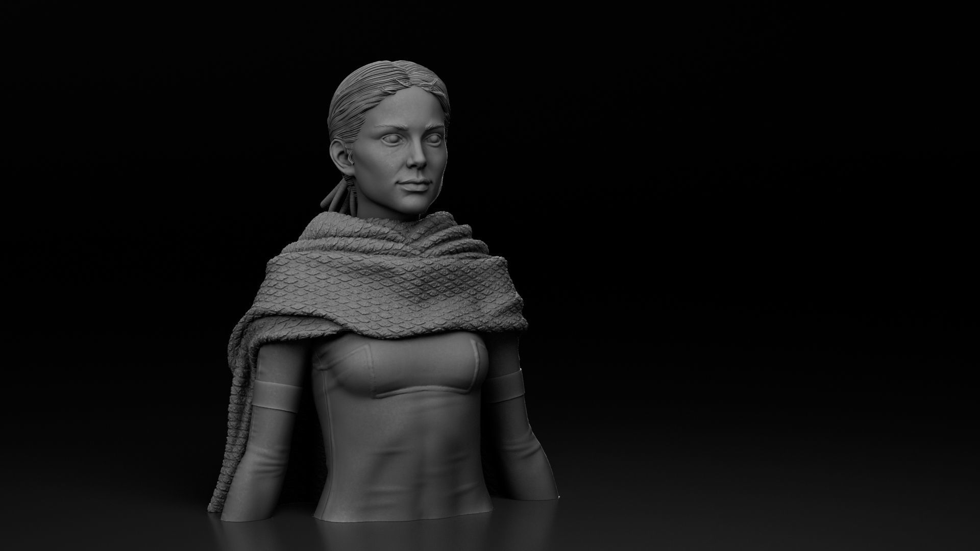 Natalie Portman - Padme Amidala - Star Wars Episode II 3D print model_1