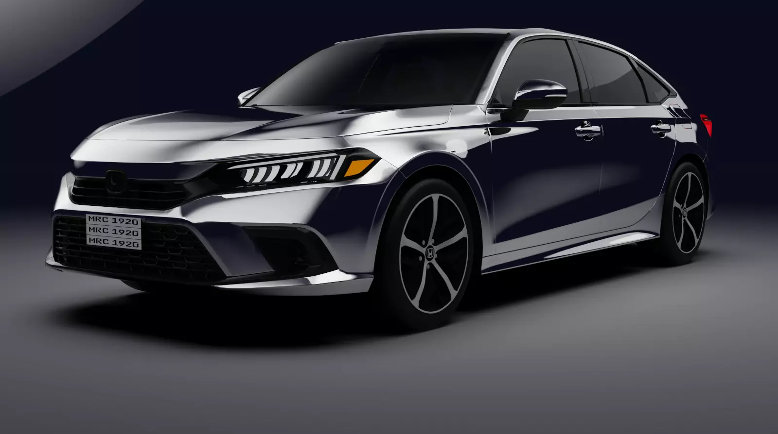 Honda Civic 2022 3D model_0