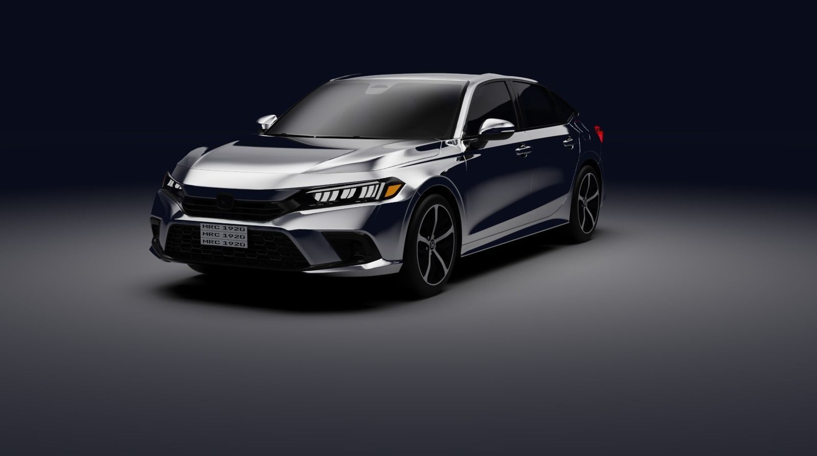 Honda Civic 2022 3D model_10