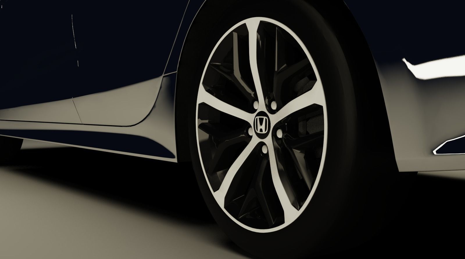 Honda Civic 2022 3D model_3