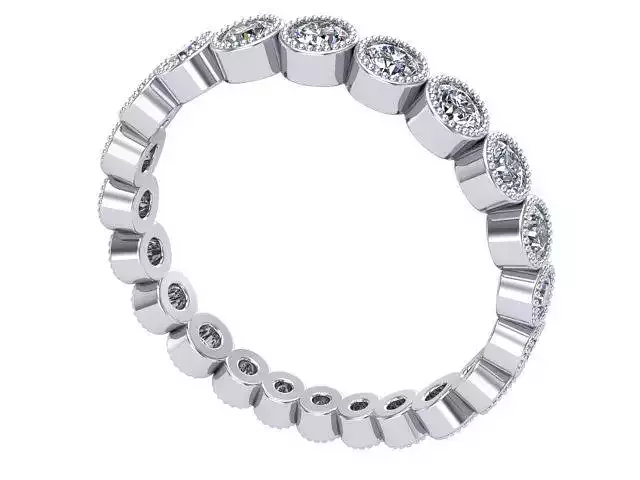 Round diamonds Eternity Band 3