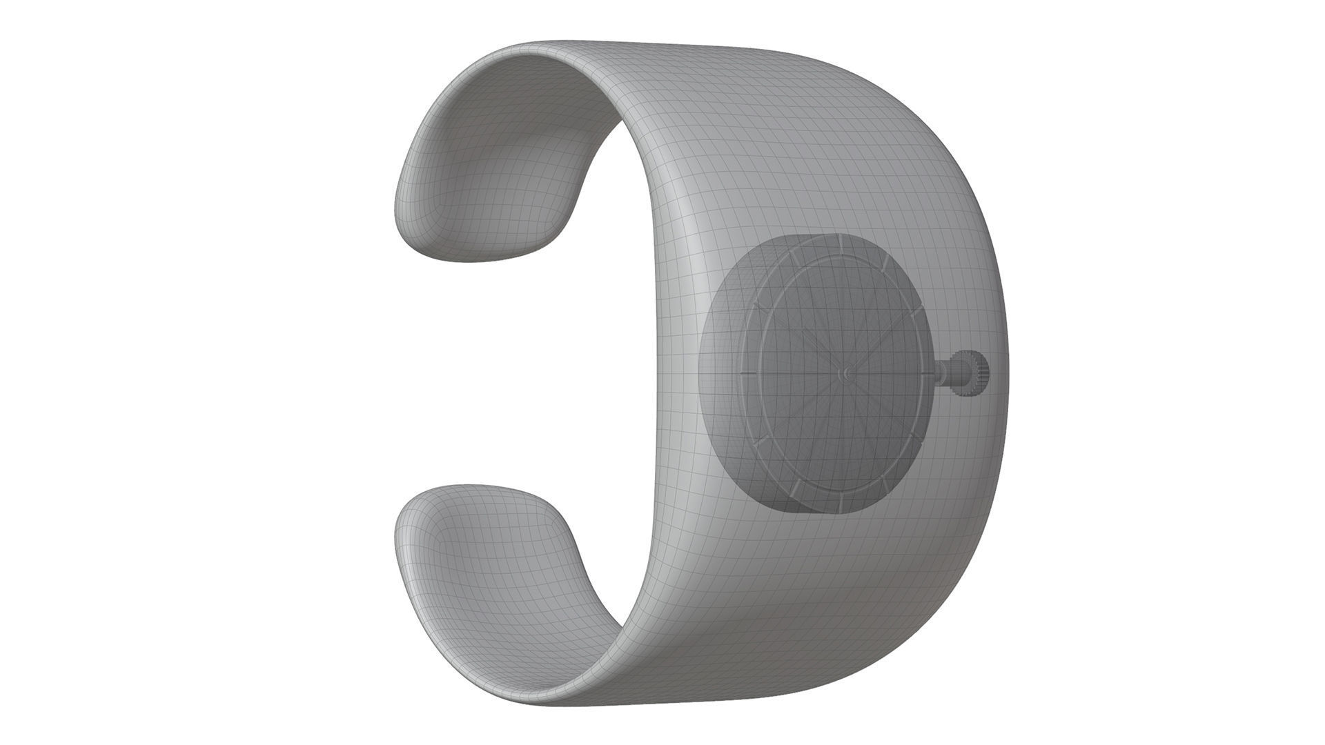 O Bold Bangle Watch 3D model_18