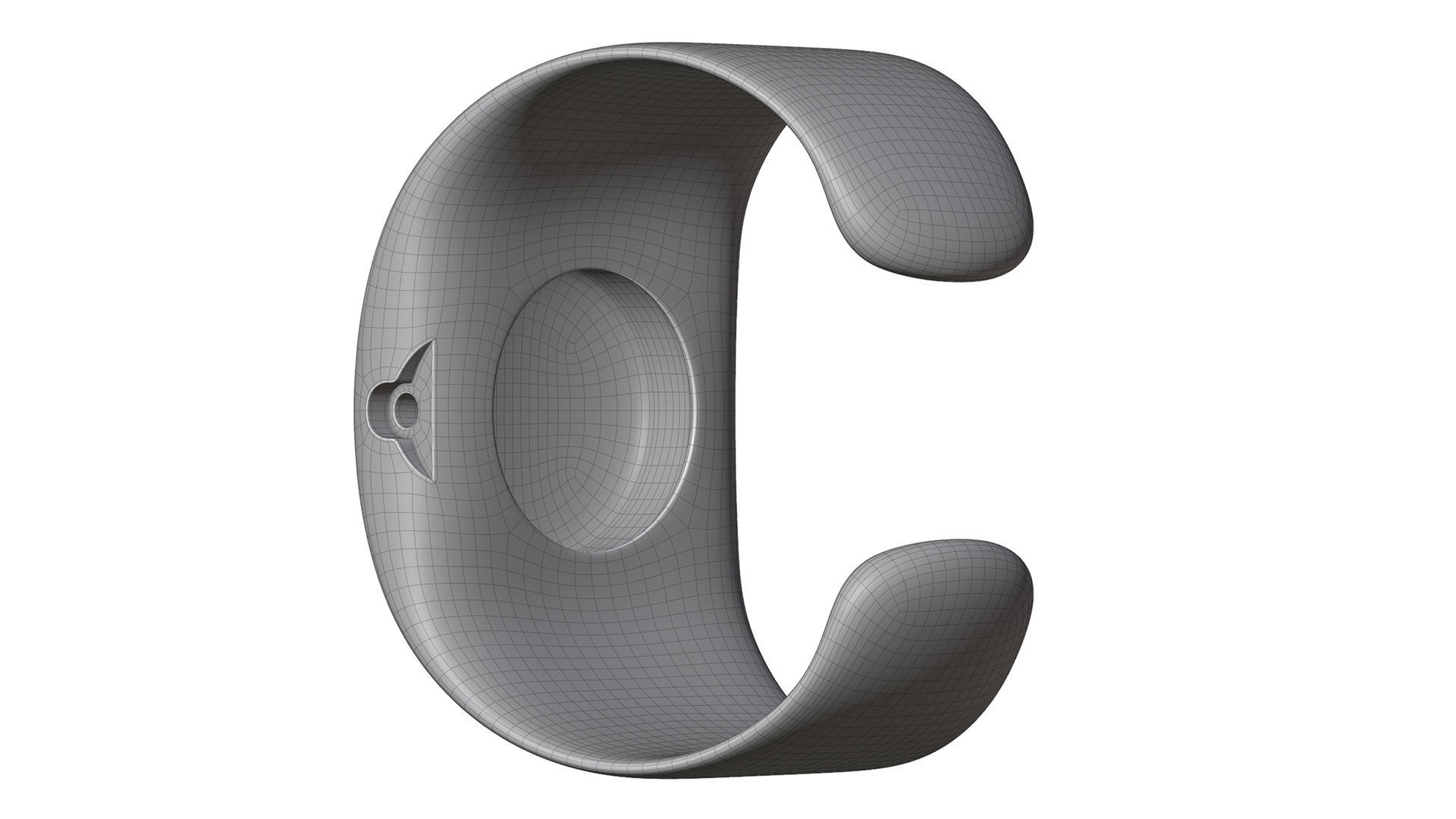 O Bold Bangle Watch 3D model_9