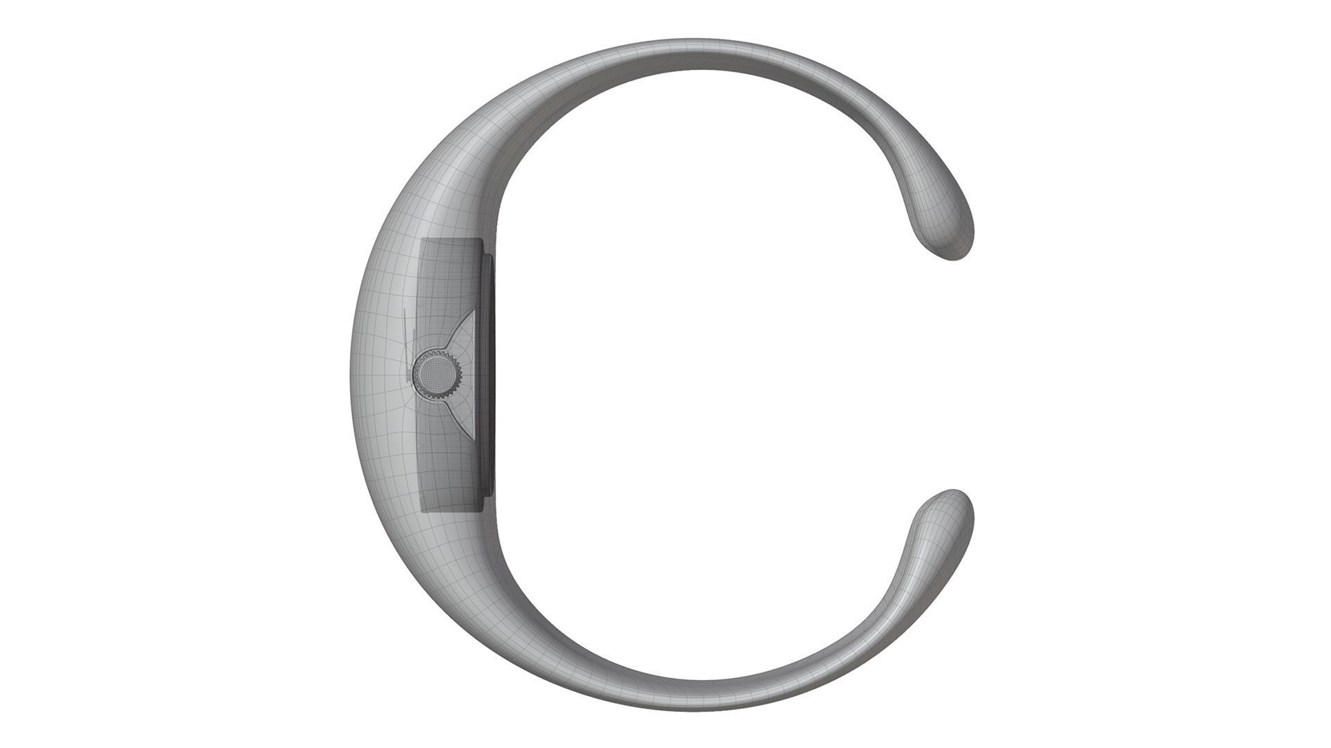 O Bold Bangle Watch 3D model_12