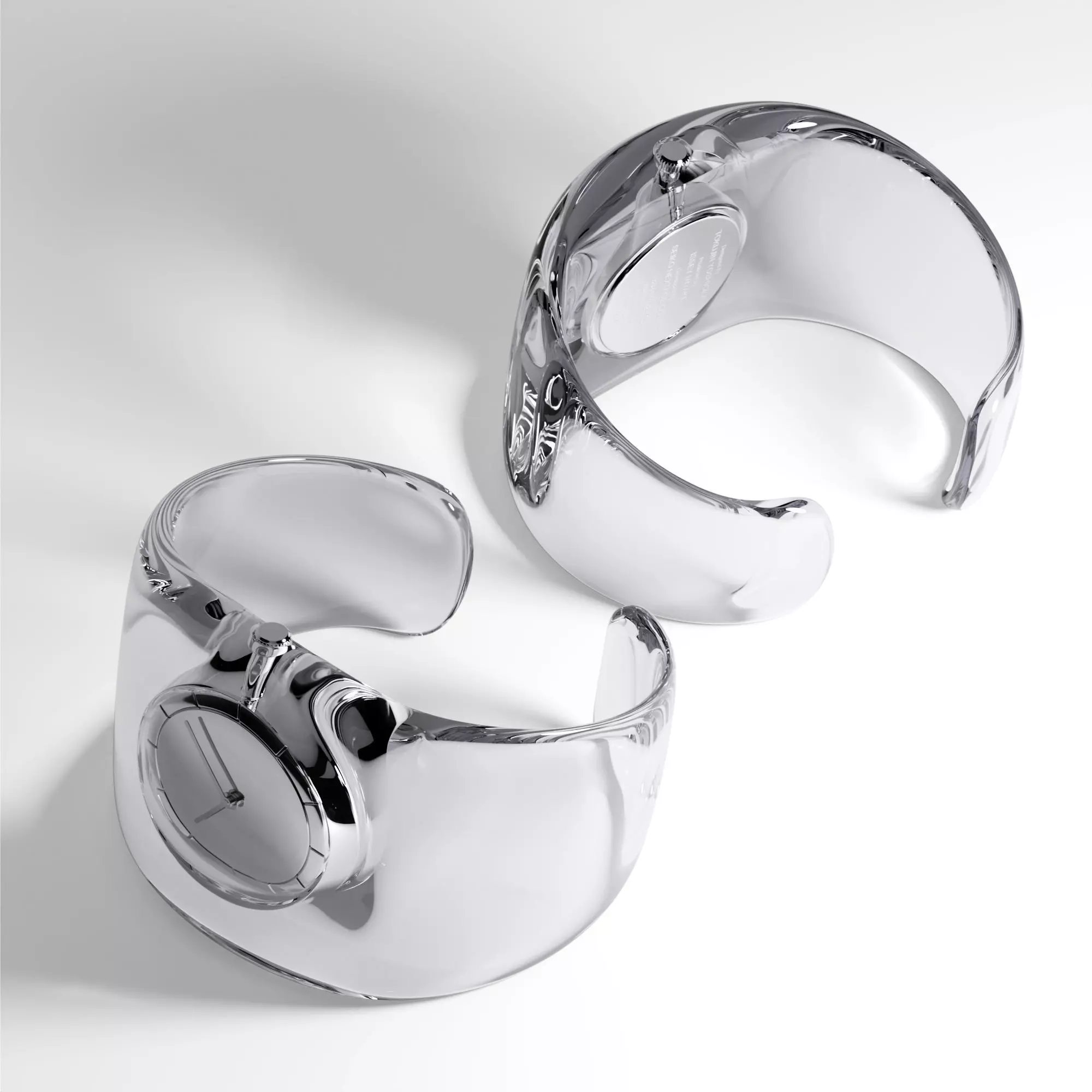 O Bold Bangle Watch 3D model_0