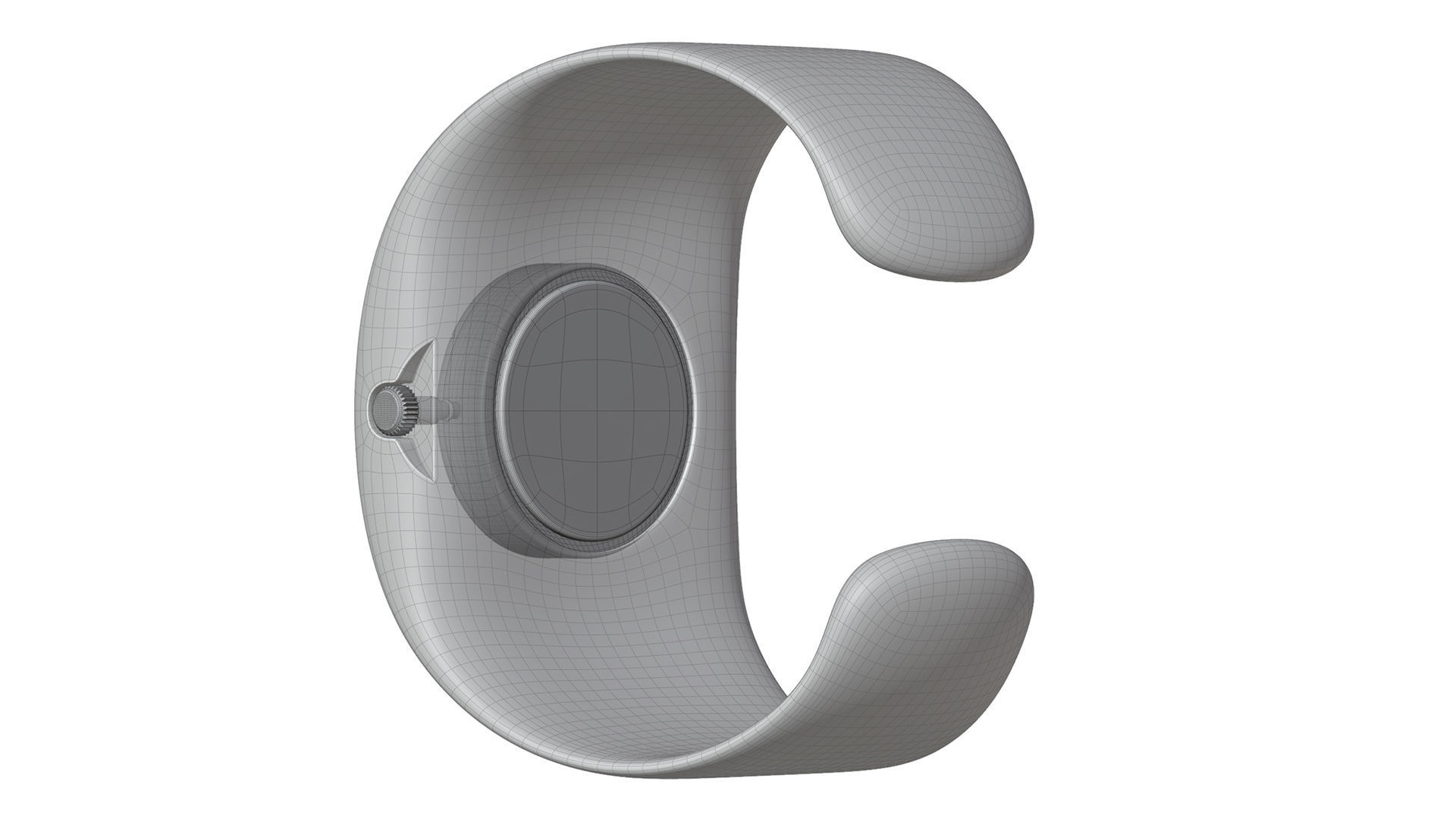 O Bold Bangle Watch 3D model_13