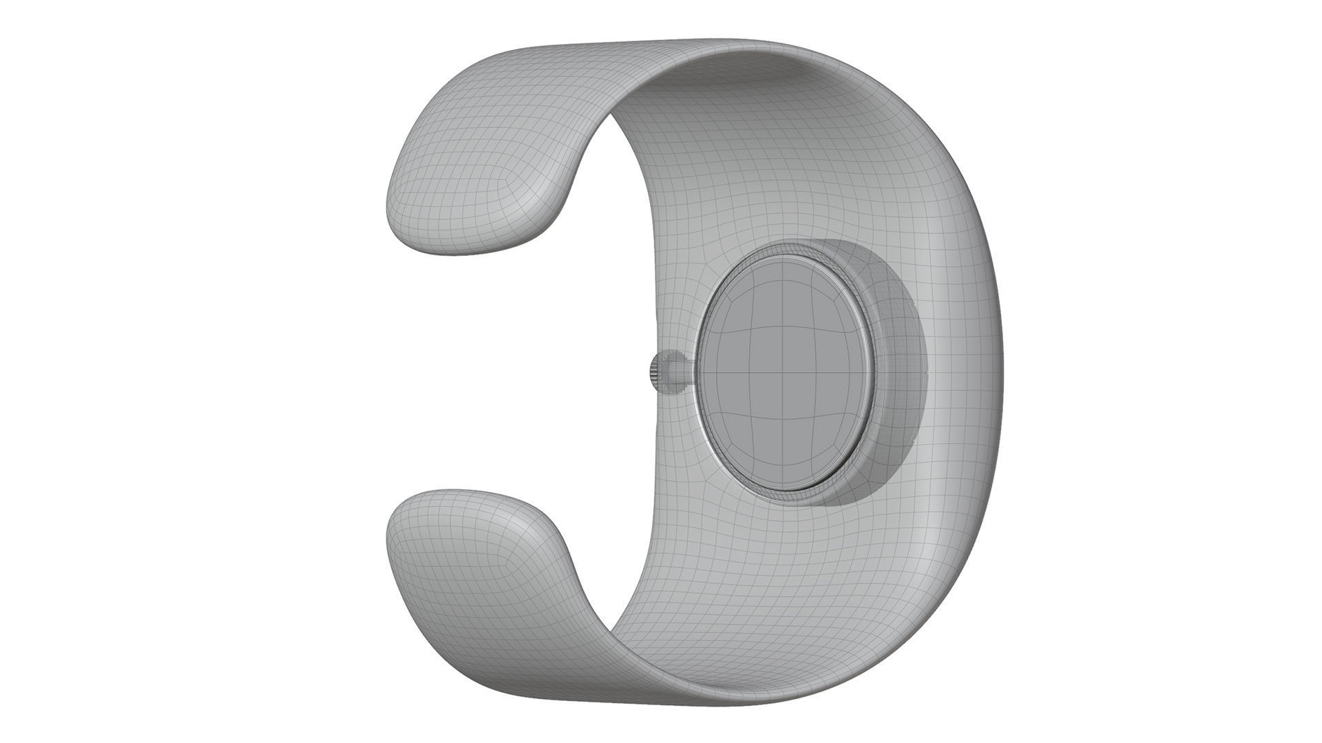 O Bold Bangle Watch 3D model_15