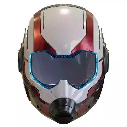 Ant Man endgame quantum time travel suit helmet 3D print model