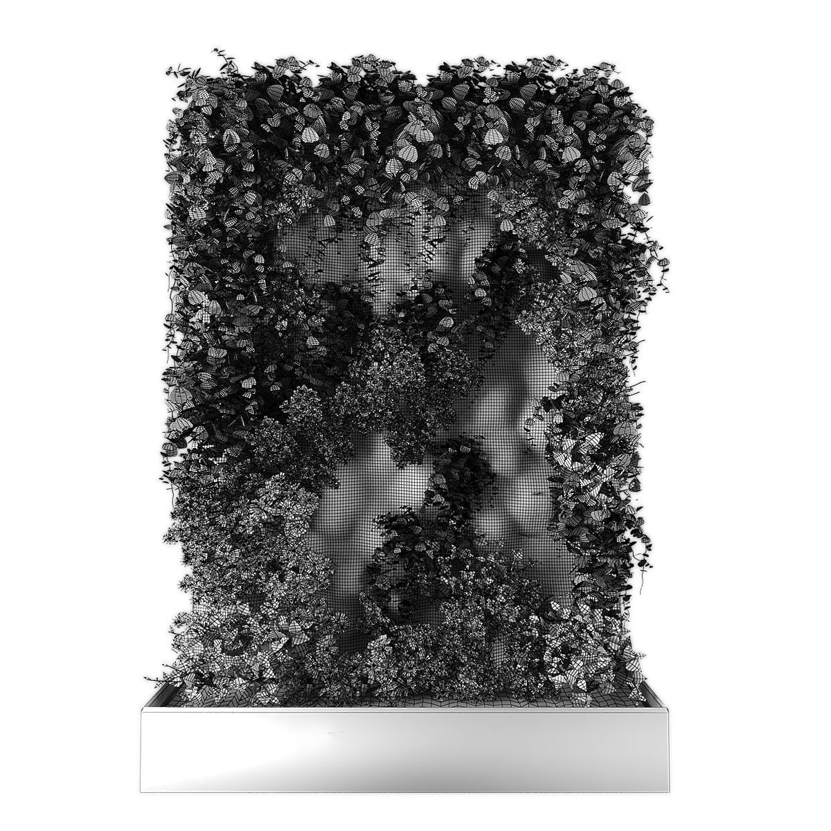 Vertical garden 205 Low-poly 3D model_1