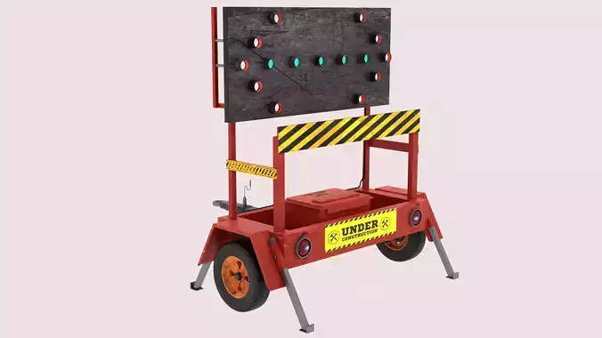 Roadblock Trailer 3D model