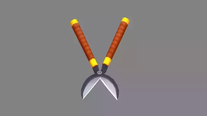 Cartoon gardening scissors - Pruning tool