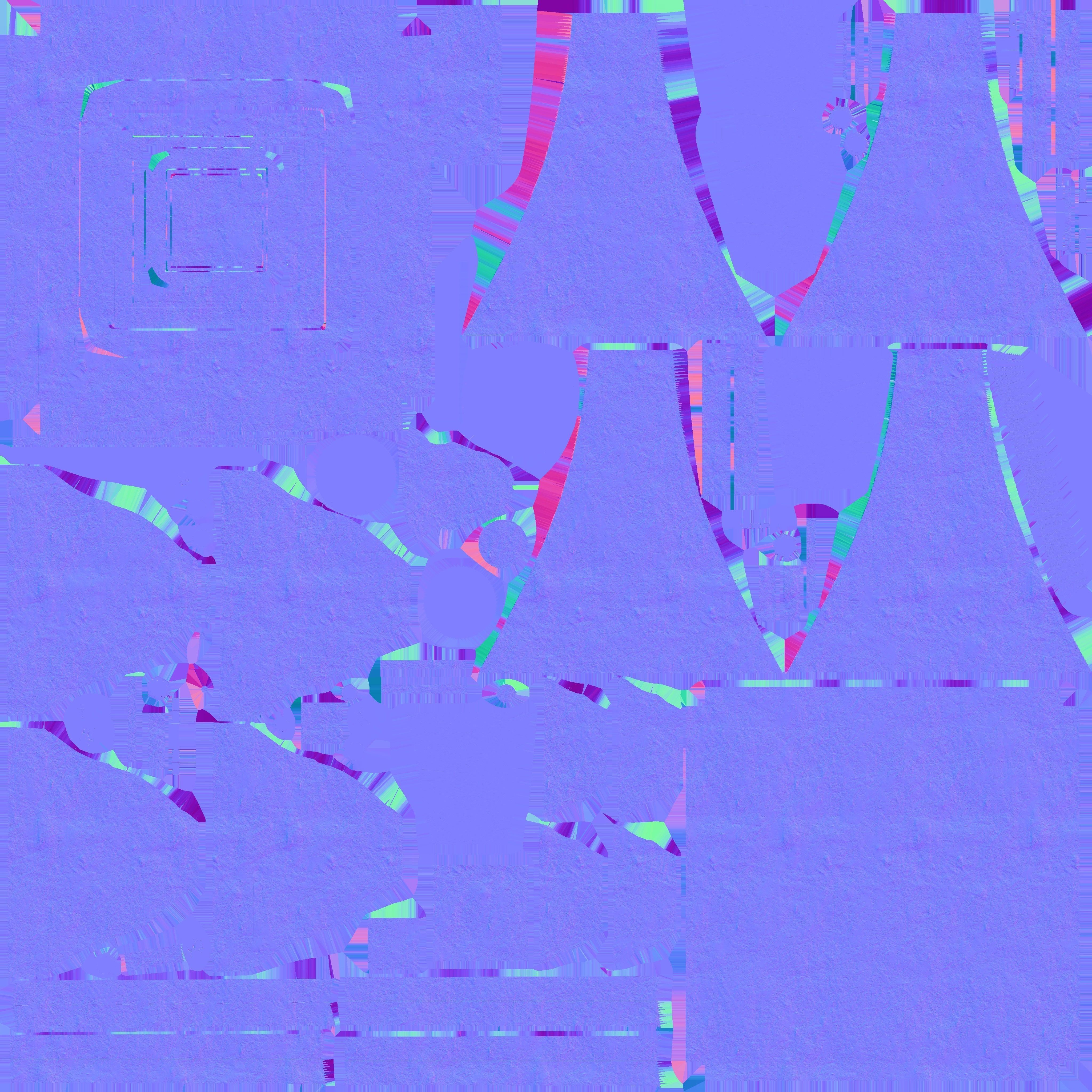 Game Ready Street Lamp Low-poly 3D model_16