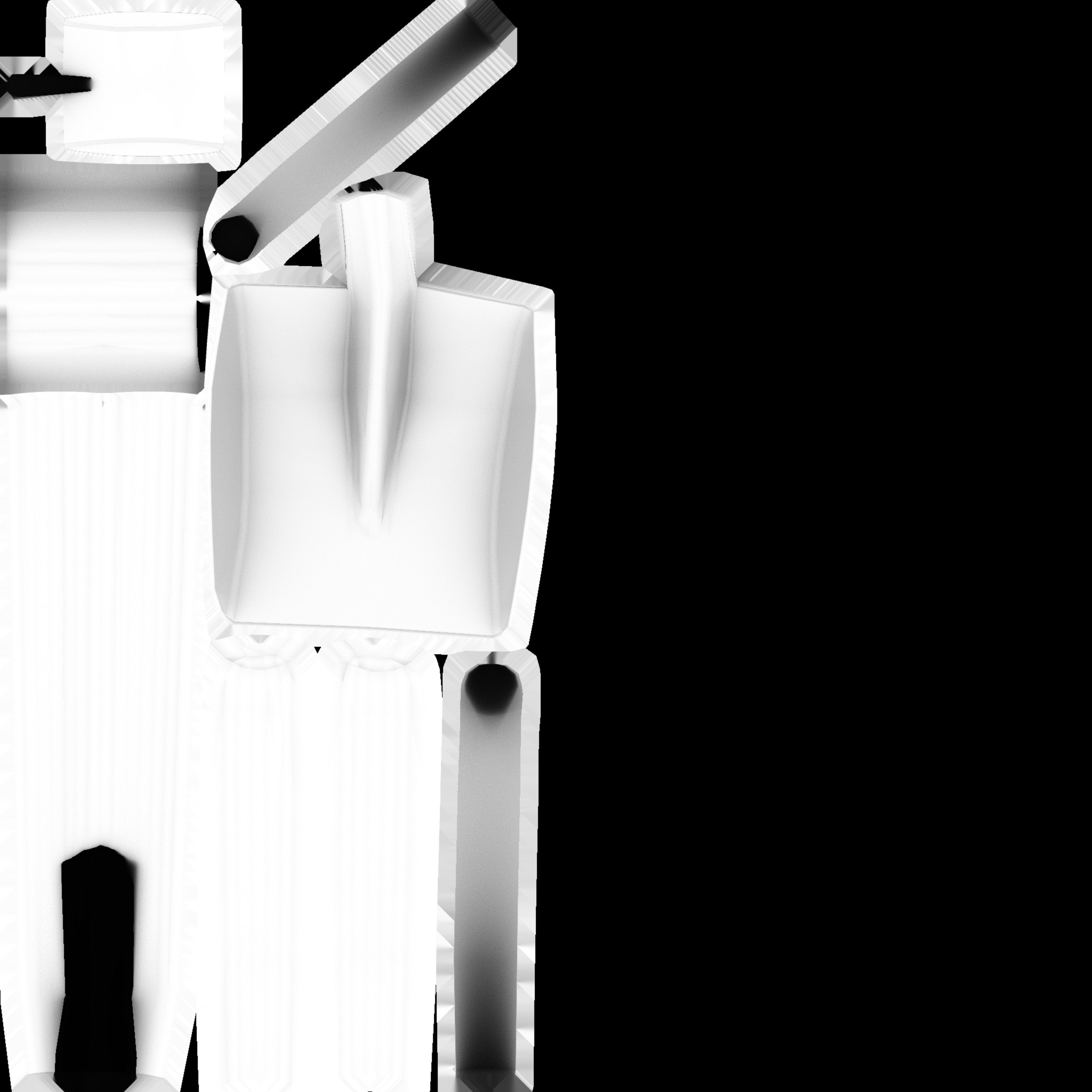 Game Ready Shovel Set Low-poly 3D model_21