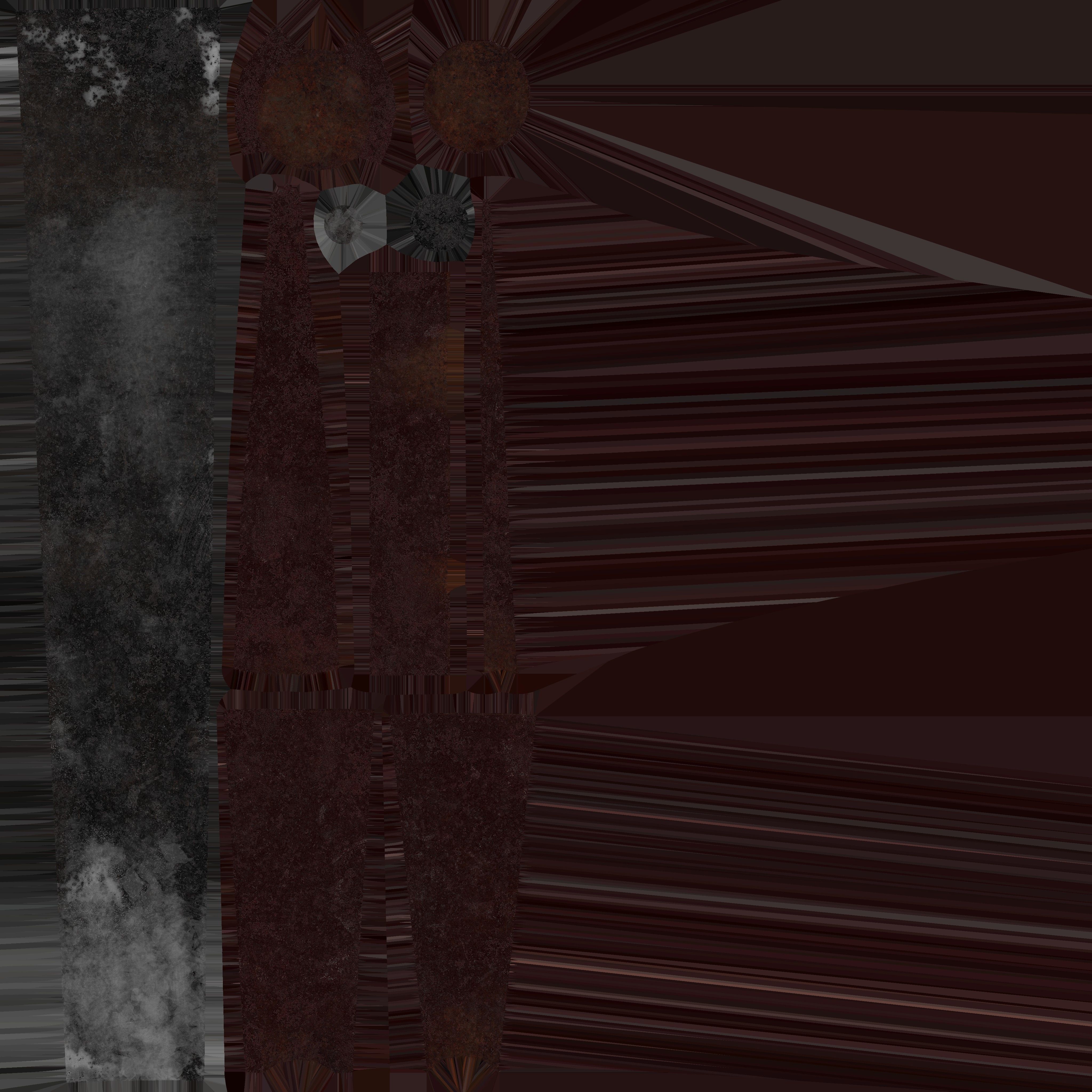 Game Ready Shovel Set Low-poly 3D model_24