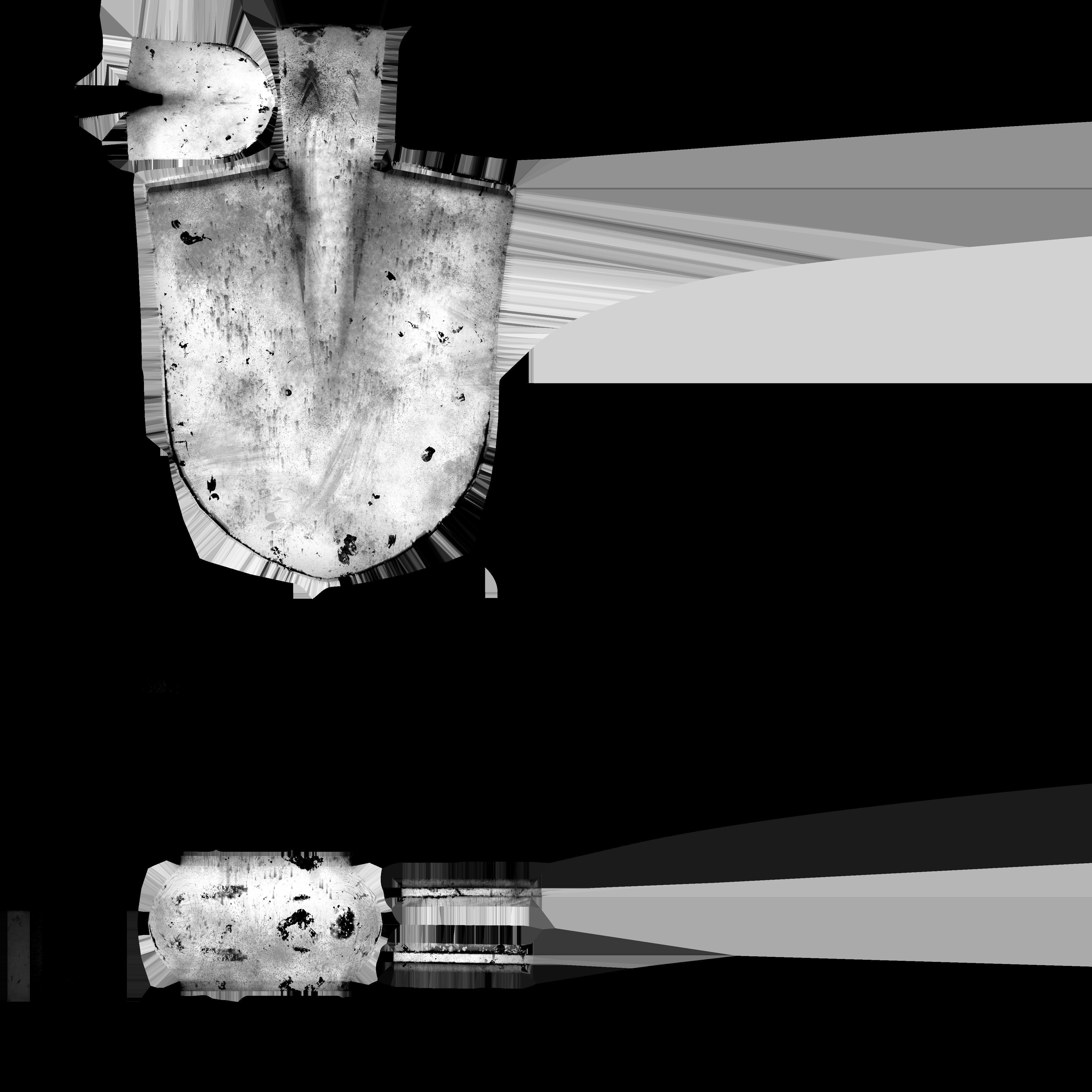 Game Ready Shovel Set Low-poly 3D model_28