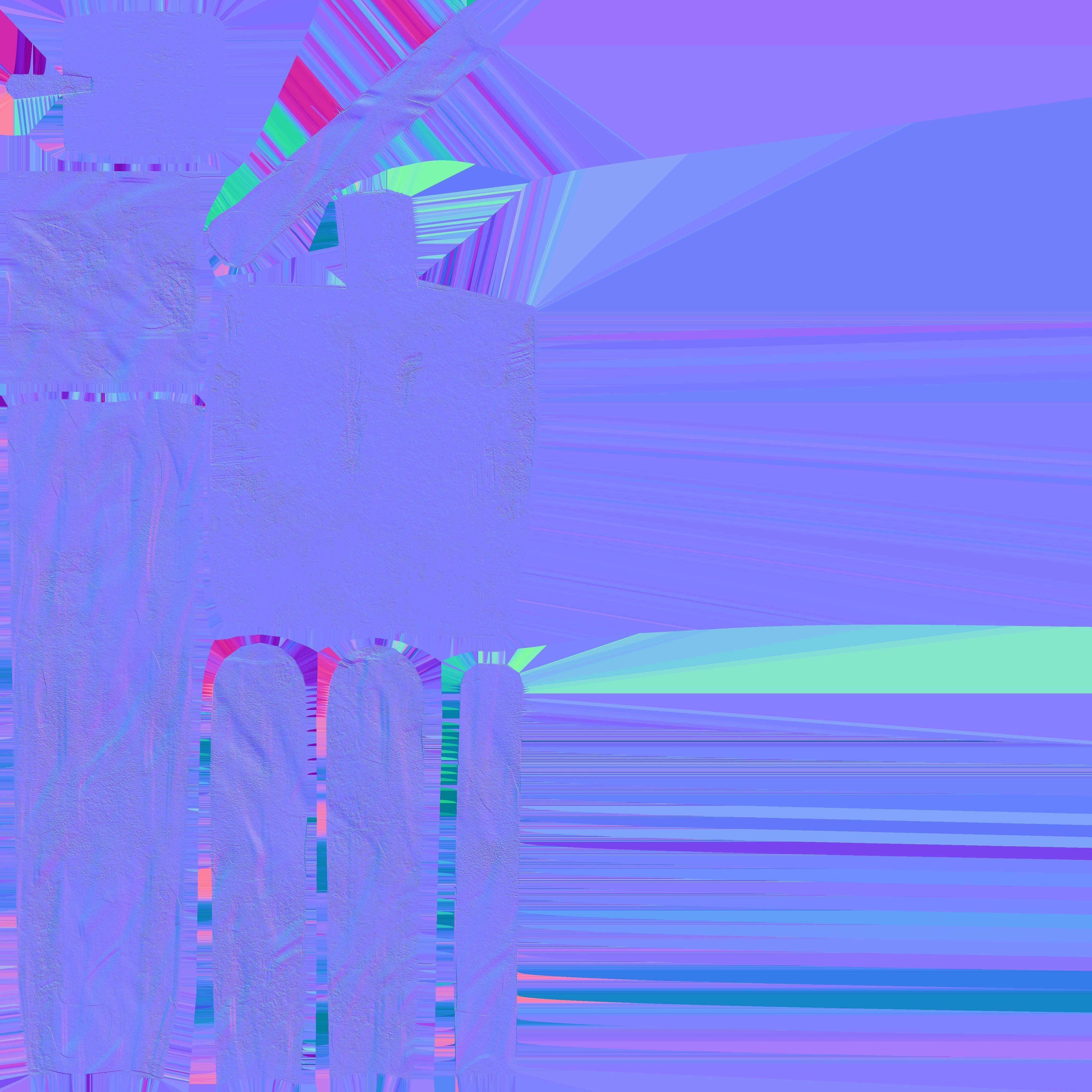 Game Ready Shovel Set Low-poly 3D model_23