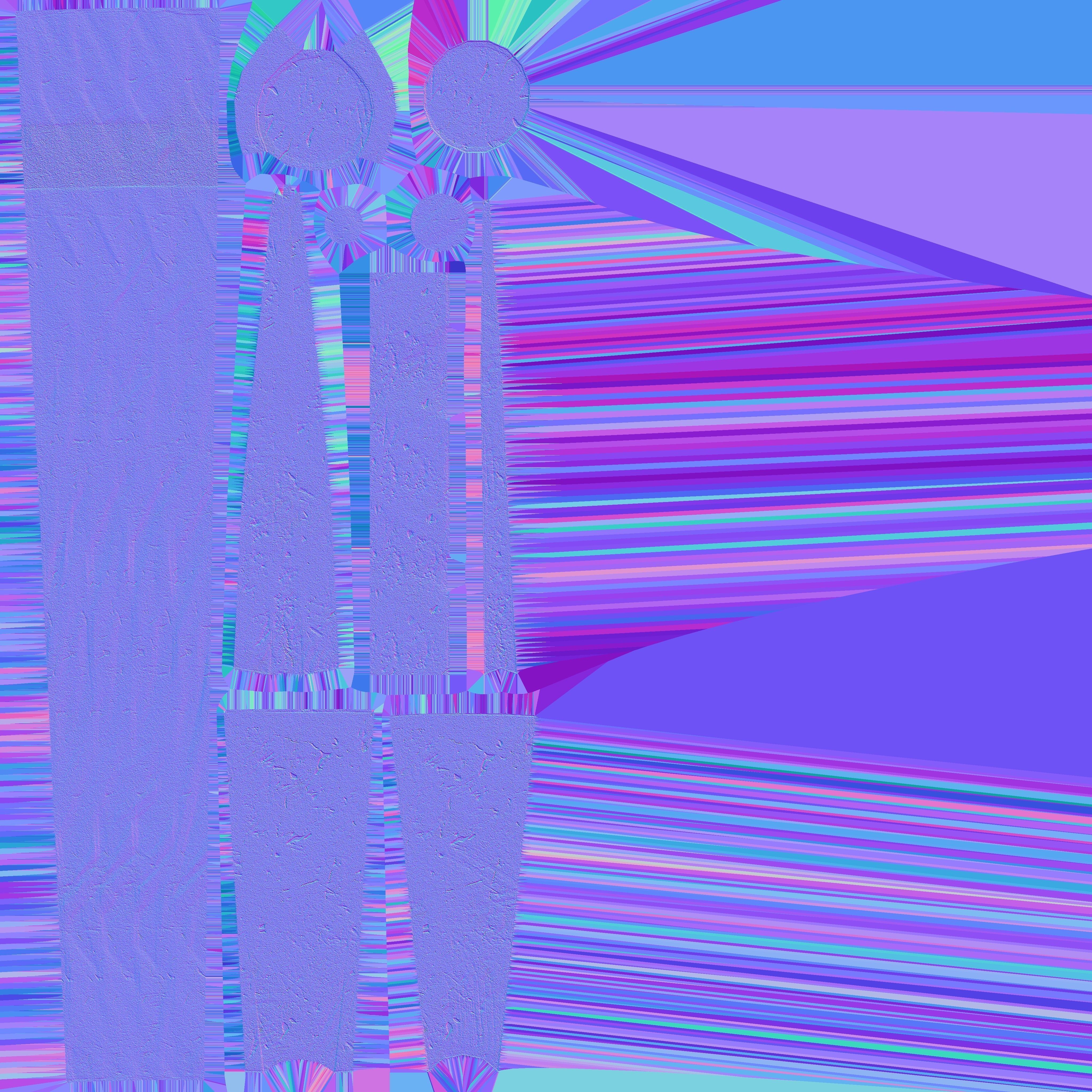 Game Ready Shovel Set Low-poly 3D model_25