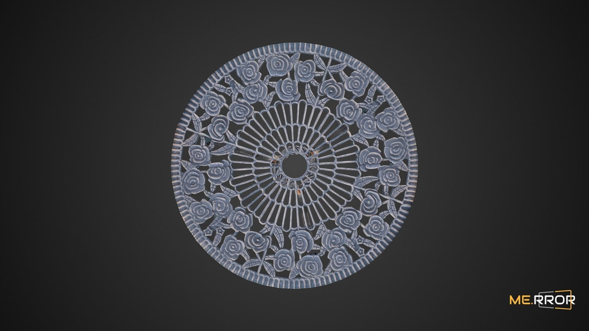 Game Ready Steel Table Low-poly 3D model_9