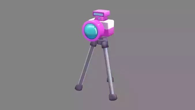 Cartoon astronomical telescope