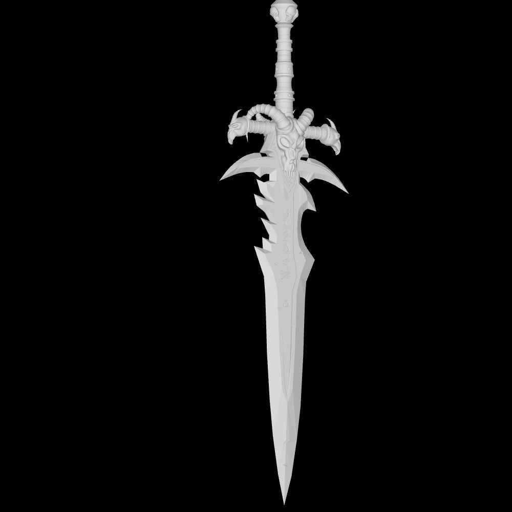 SWORD-DAGGER-LICH KING SWORD-WEAPON-TOY-KIDS SWORD-COSPLAY-ANIME 3D print model_2