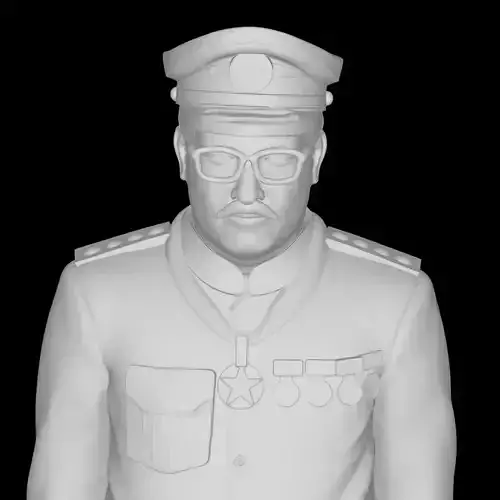 ARMY GENERAL - ARMY MAJOR- ARMY COMMANDER - COMMANDER - POLIC... 3D model
