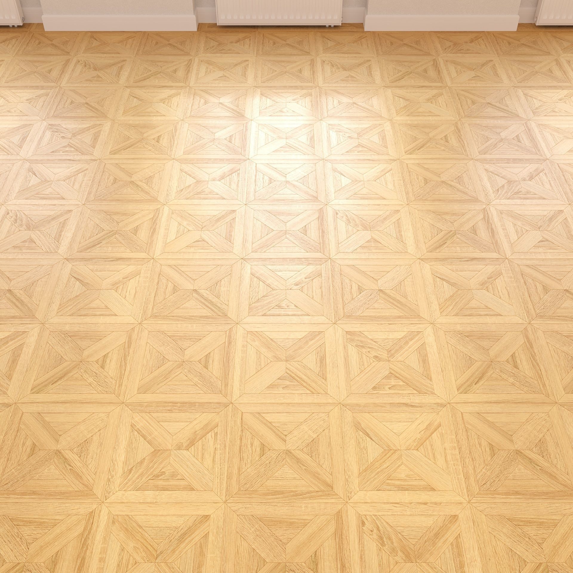 Parquet - Laminate - Wooden floor 2 in 1 Low-poly 3D model_3