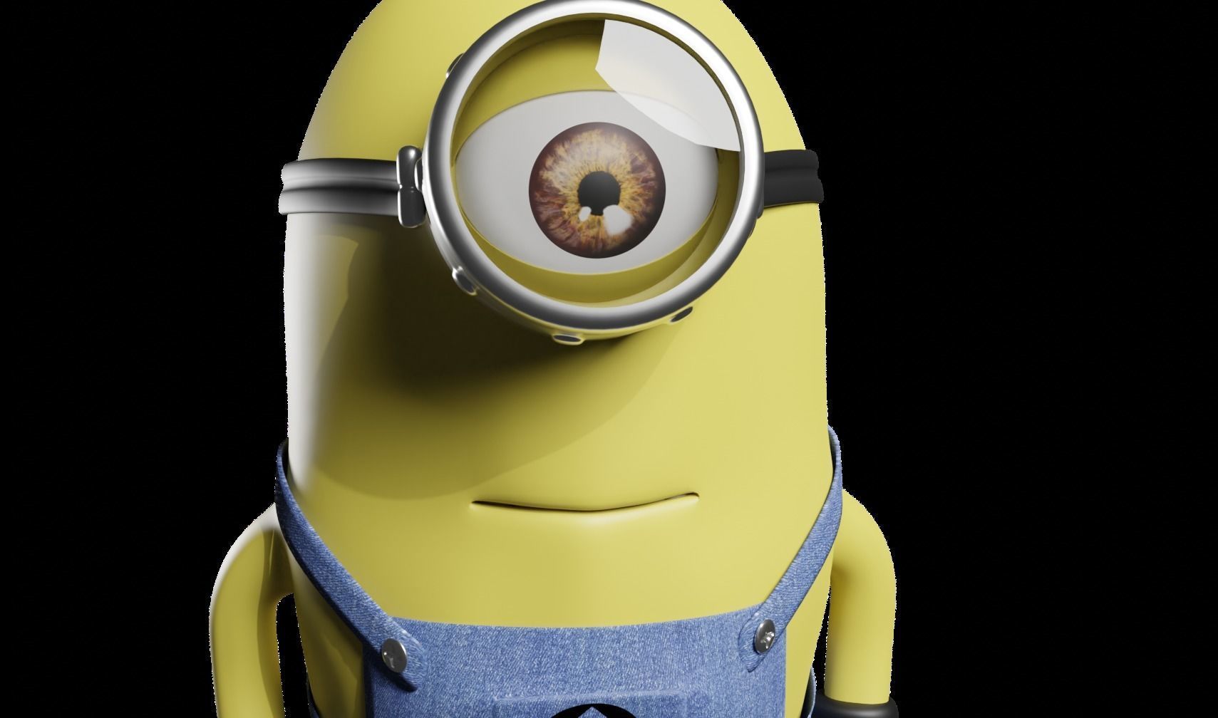 Minion  Low-poly 3D model_6