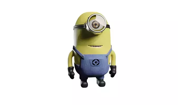 Minion  Low-poly 3D model