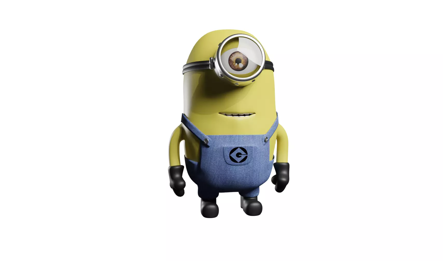 Minion  Low-poly 3D model_0