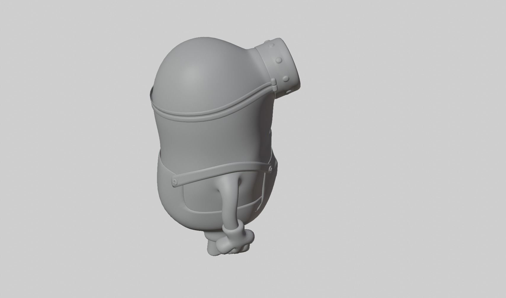 Minion  Low-poly 3D model_8