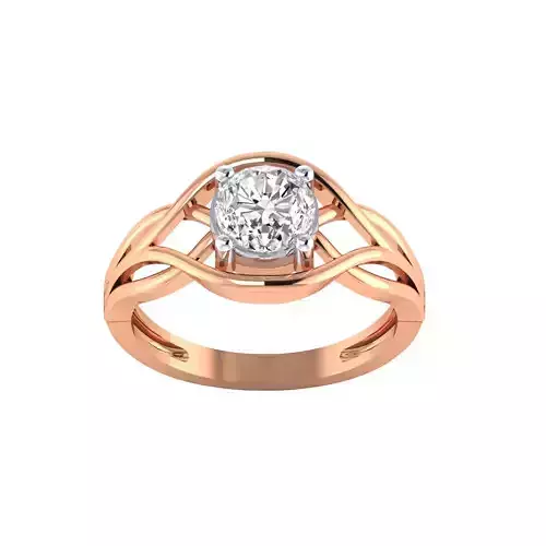 Women Wedding Engagement Ring STL OBJ FBX Renders Details