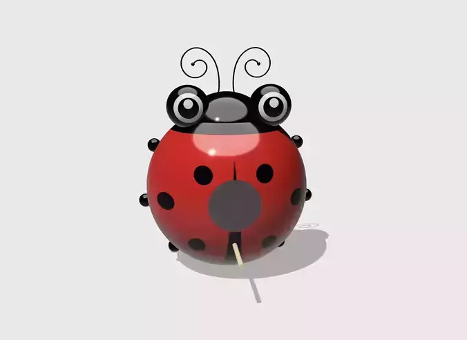 Ladybug birdhouse