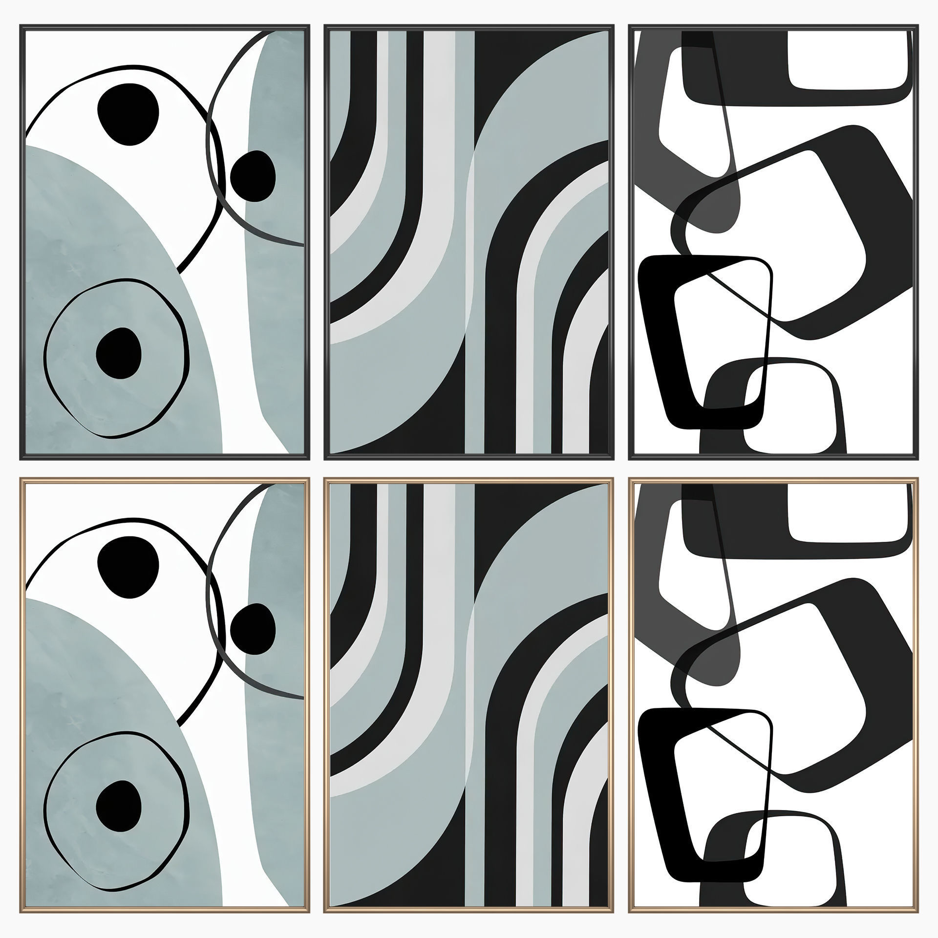 Wall Art Set 4035 3D model_1