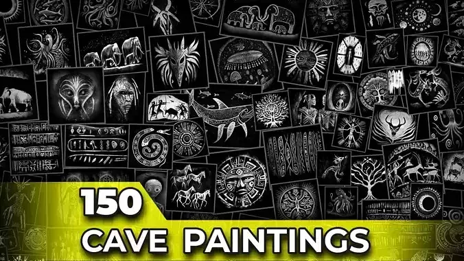 150 Cave Paintings Decal Textures Texture