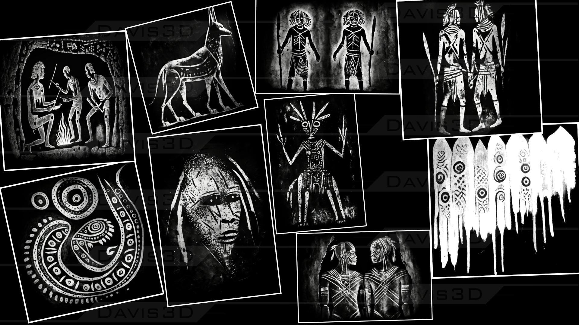 150 Cave Paintings Decal Textures Texture_20