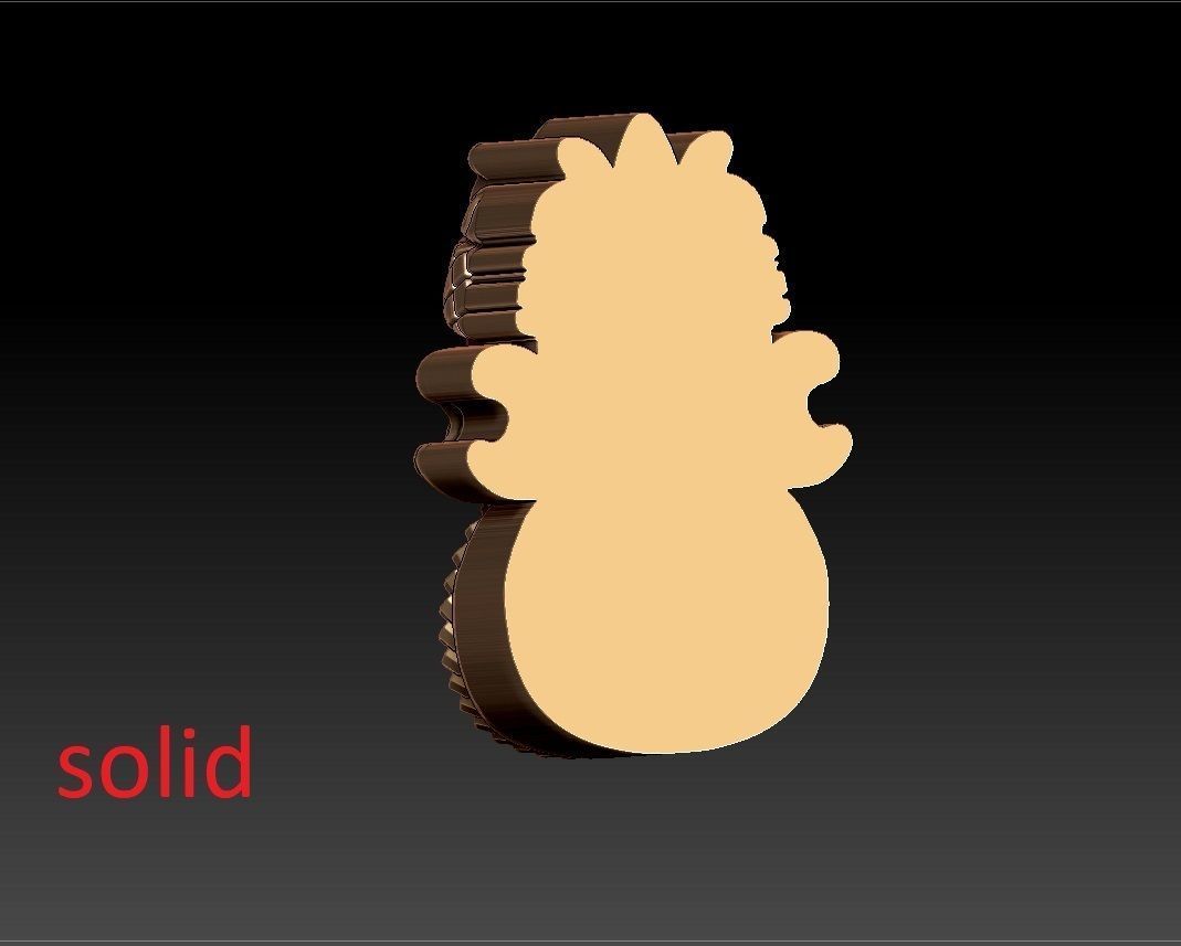 HUNUMAN PENDENT 3D print model_5