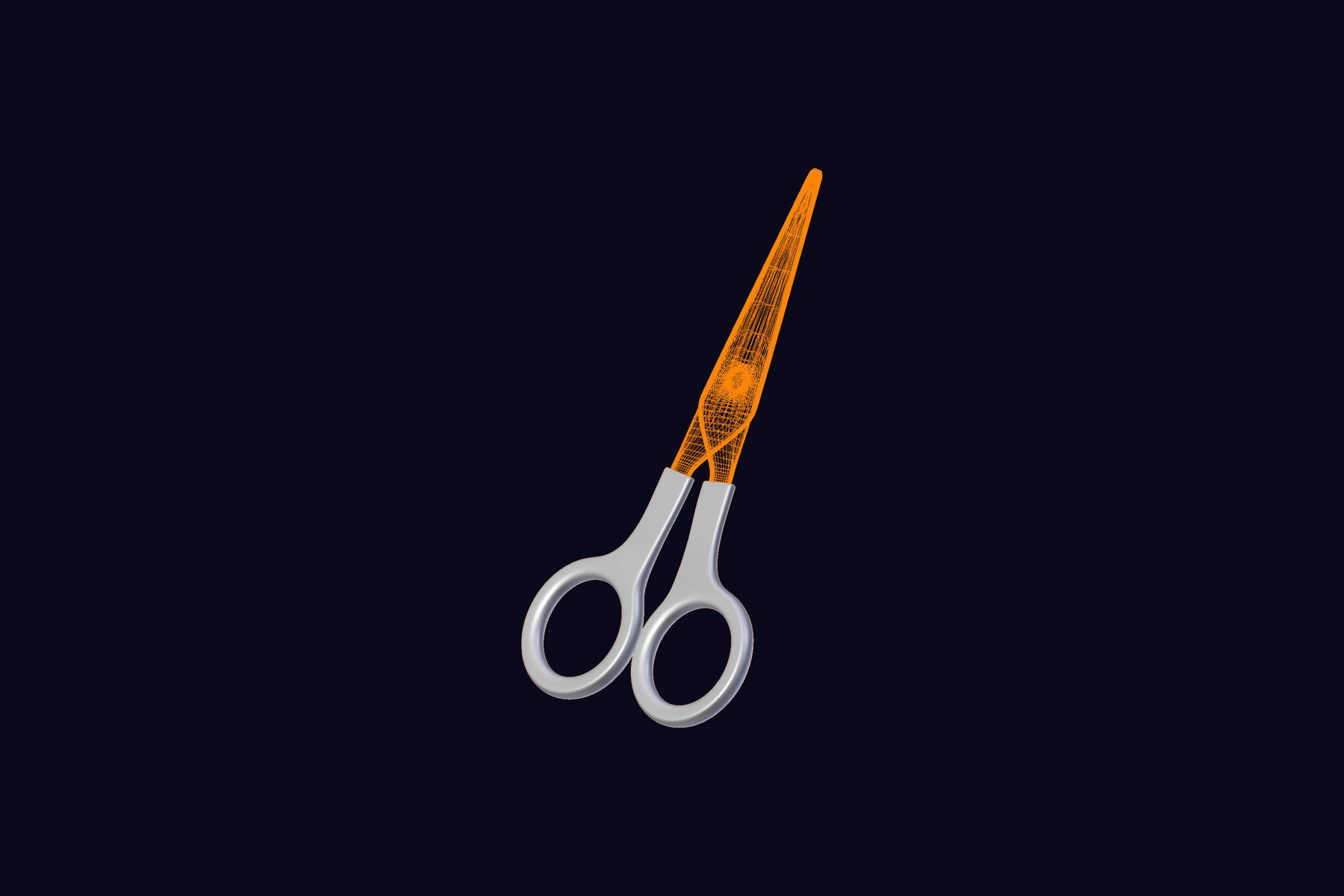 Cutting Scissors 3D model_3