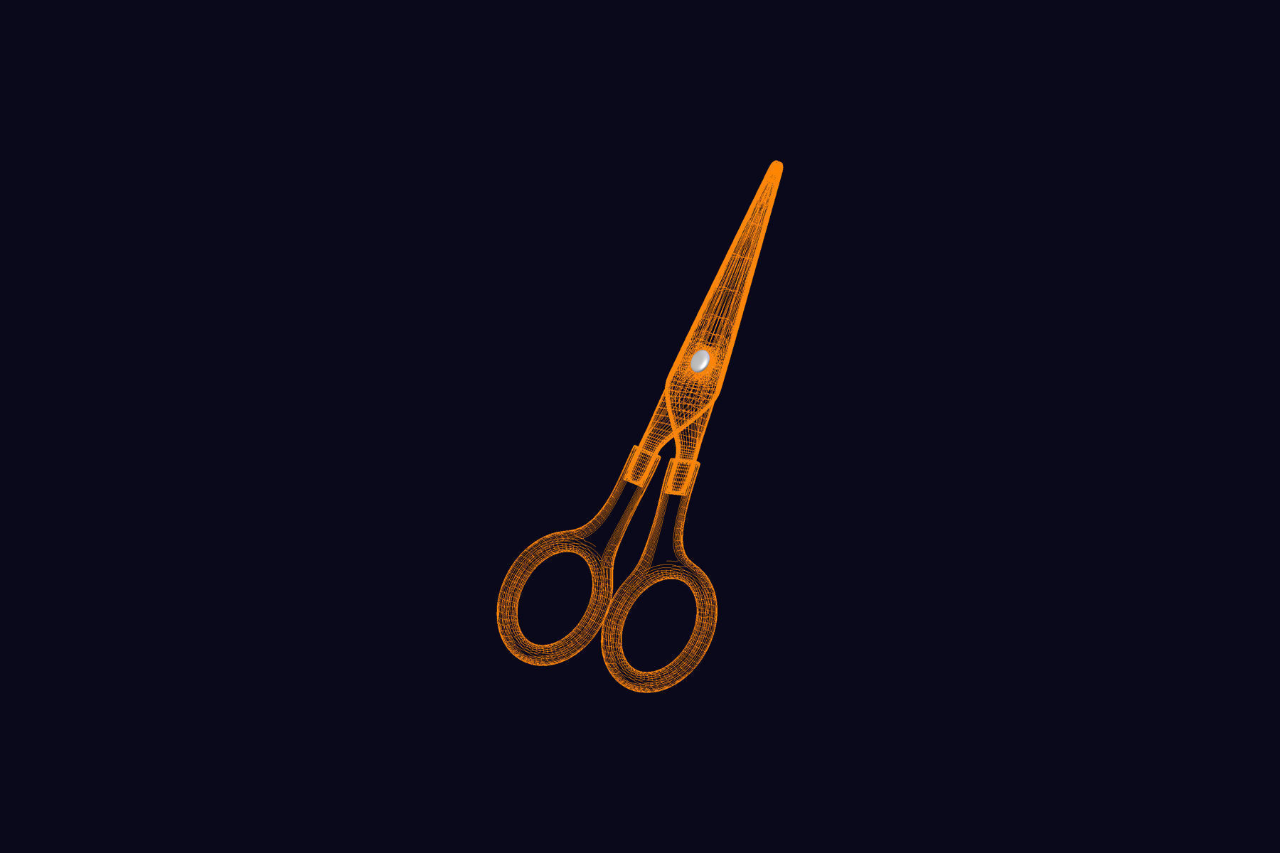 Cutting Scissors 3D model_4