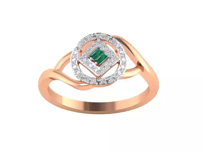 Women Wedding Engagement Ring 3dm STL OBJ FBX Renders Details 3D print model