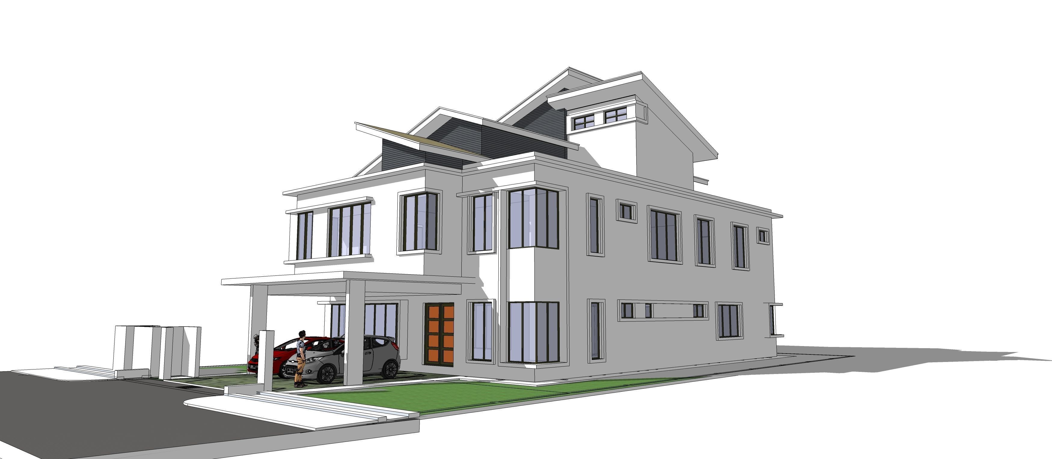 Banglow09 3D model_1