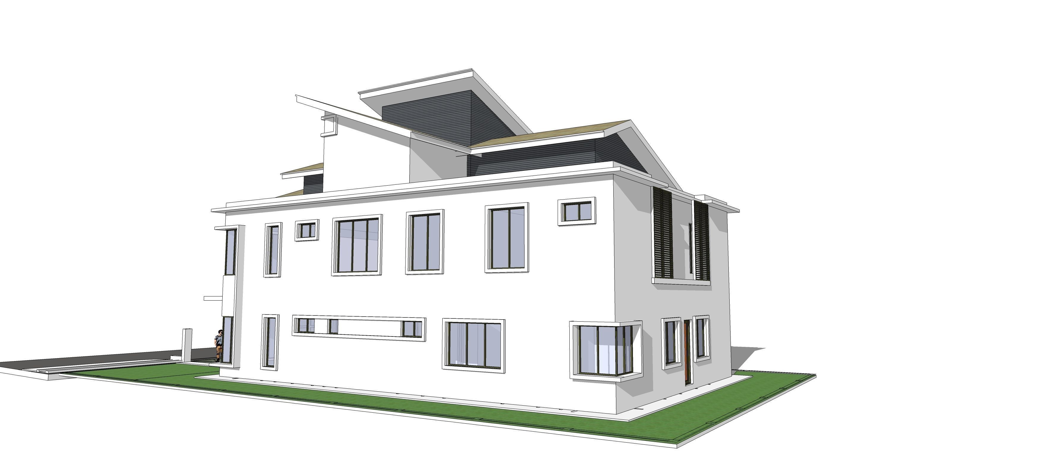 Banglow09 3D model_2