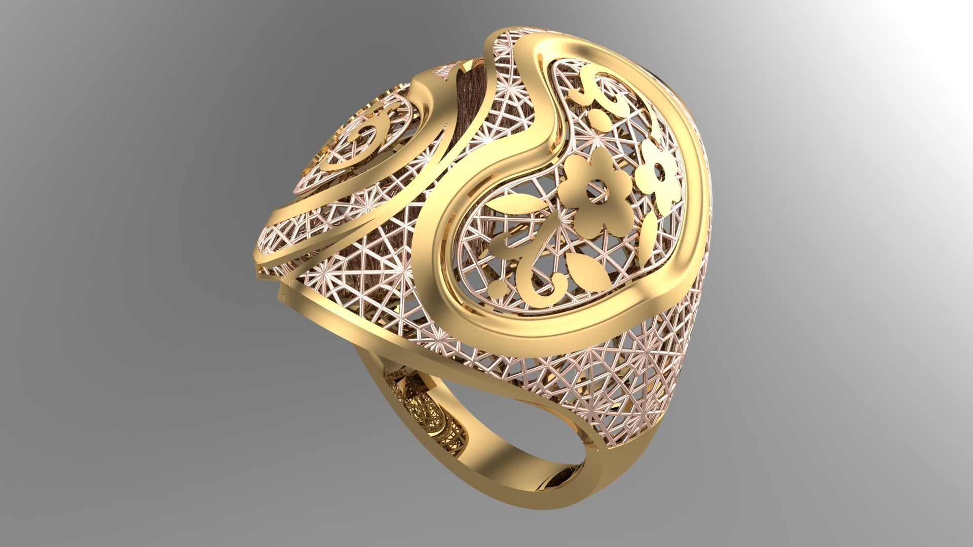 RING COLLECTION-R01 3D print model_1