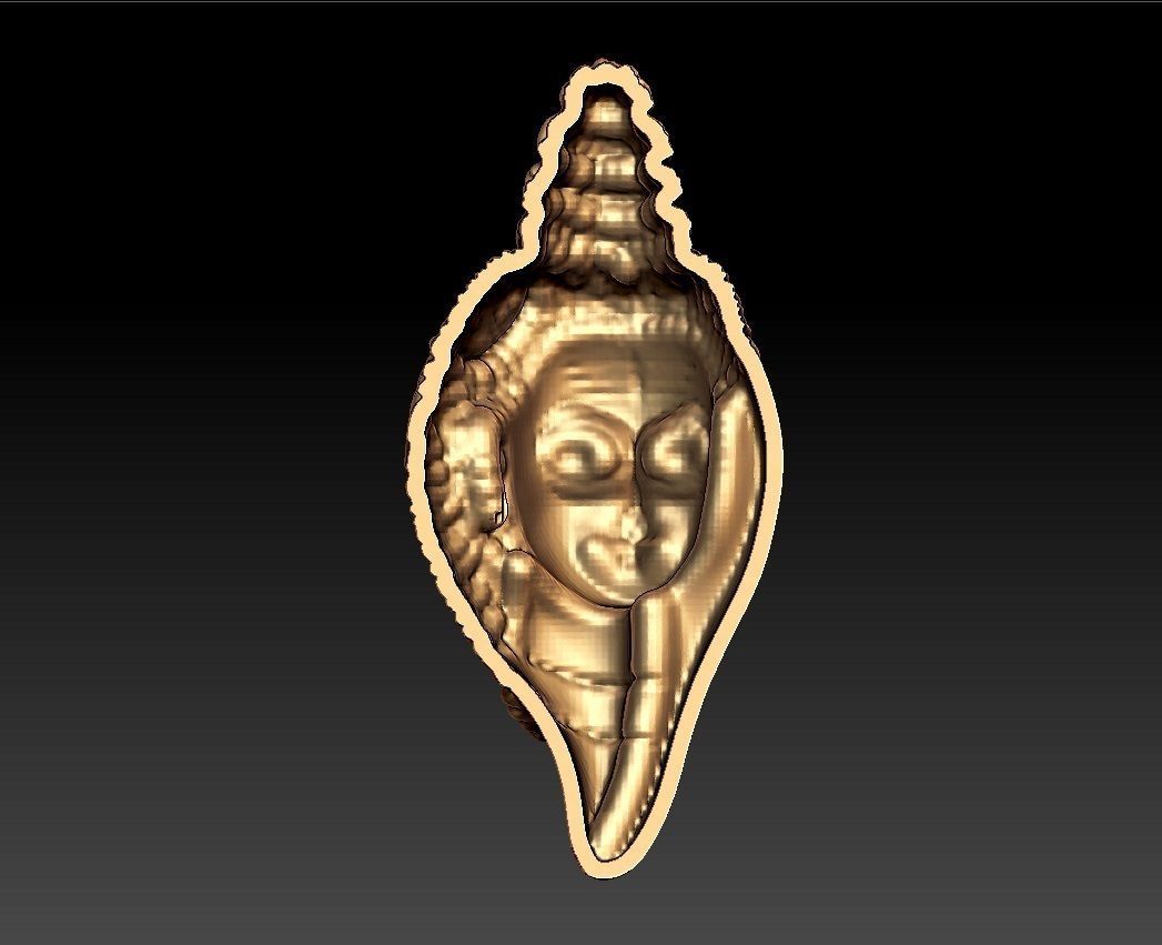 Lord Shiva PENDENT 3D print model_3