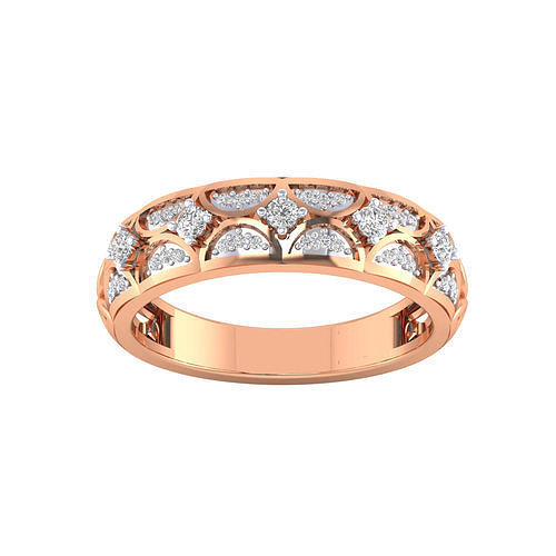 Women Band Ring STL OBJ FBX Renders Details 3D print model