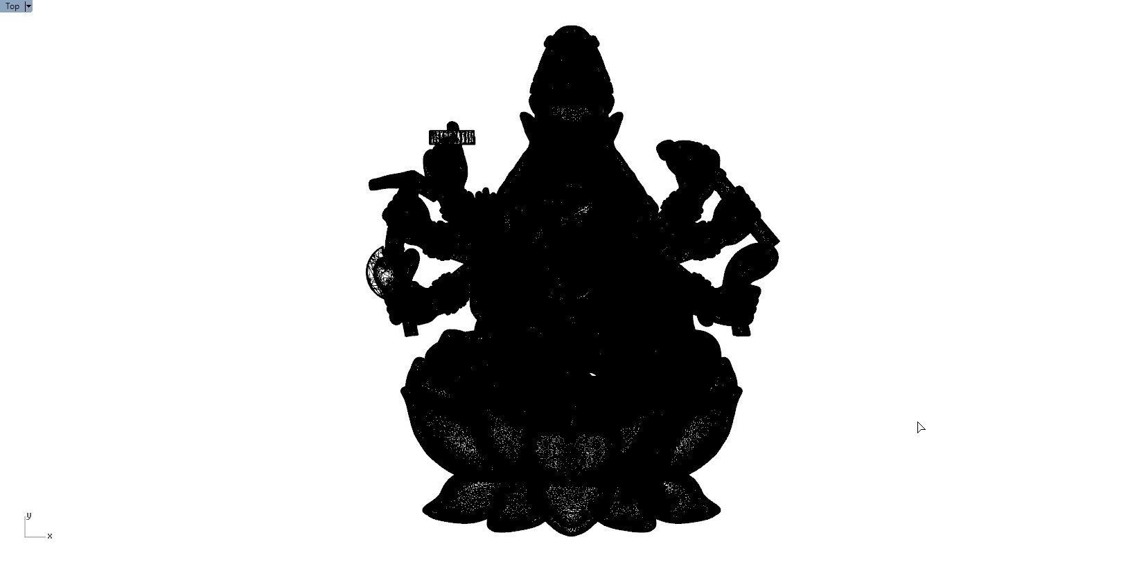 VARAHA AVATAR PENDENT 3D print model_8