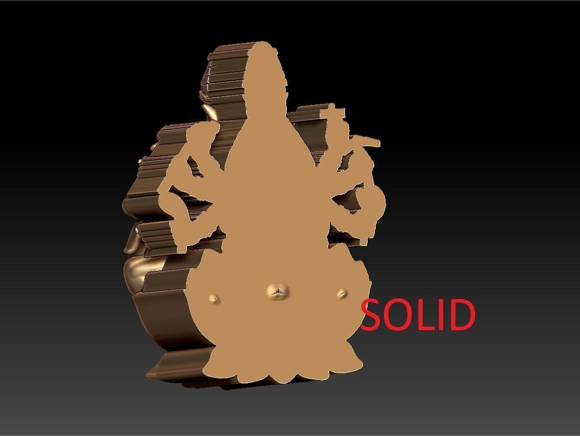 VARAHA AVATAR PENDENT 3D print model_6