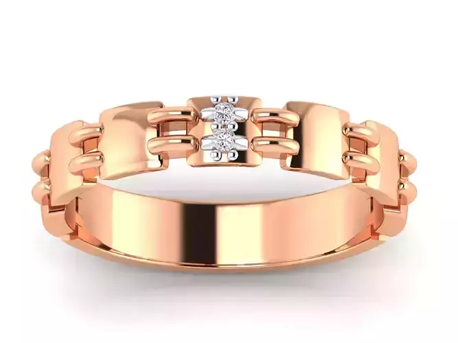 Women Band Ring STL OBJ FBX Renders Details