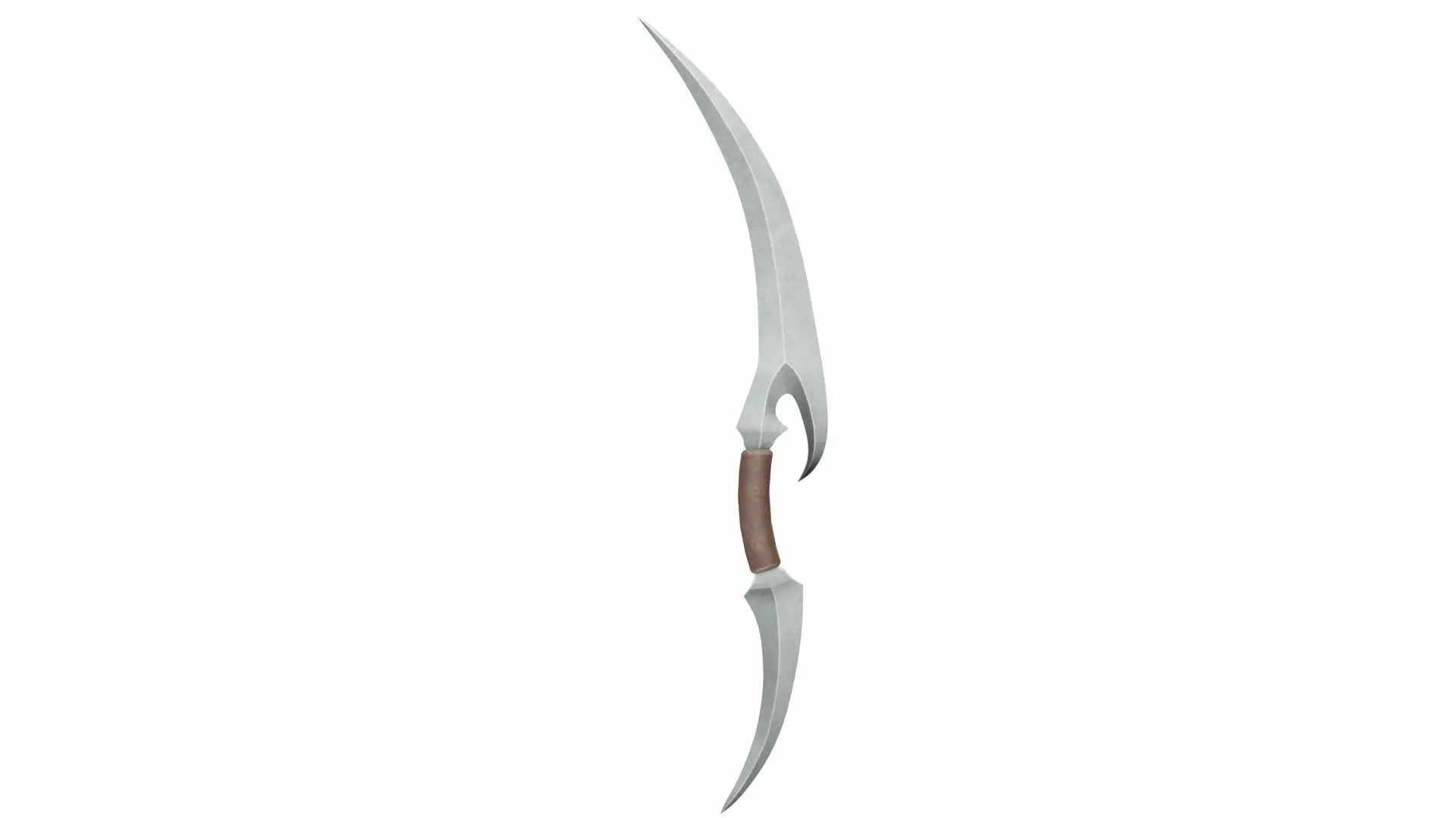 Double sword 3 Low-poly 3D model_0